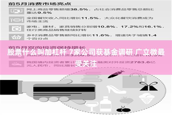 股票什么叫加杠杆 7家公司获基金调研 广立微最受关注