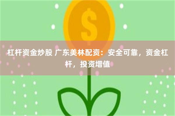 杠杆资金炒股 广东美林配资：安全可靠，资金杠杆，投资增值