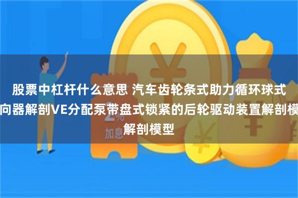 股票中杠杆什么意思 汽车齿轮条式助力循环球式转向器解剖VE分配泵带盘式锁紧的后轮驱动装置解剖模型