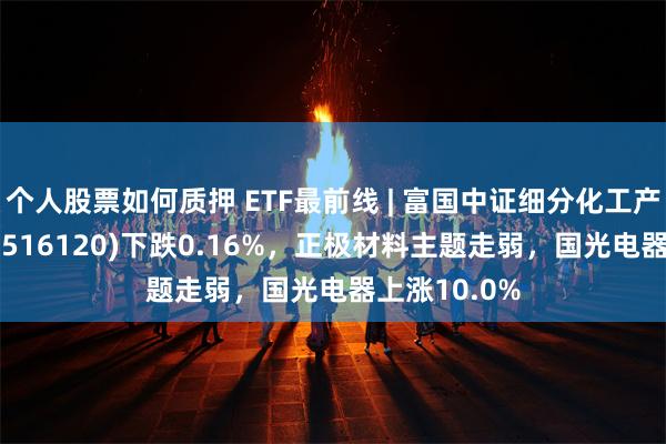 个人股票如何质押 ETF最前线 | 富国中证细分化工产业主题ETF(516120)下跌0.16%，正极材料主题走弱，国光电器上涨10.0%