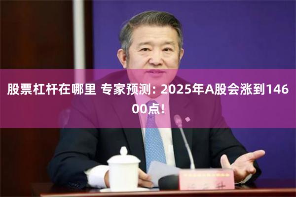 股票杠杆在哪里 专家预测: 2025年A股会涨到14600点!